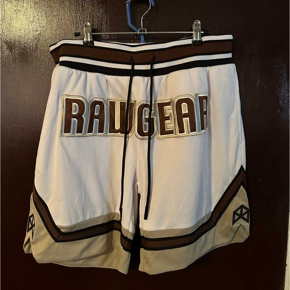 Rawgear Front Embroidery Basketball Shorts
